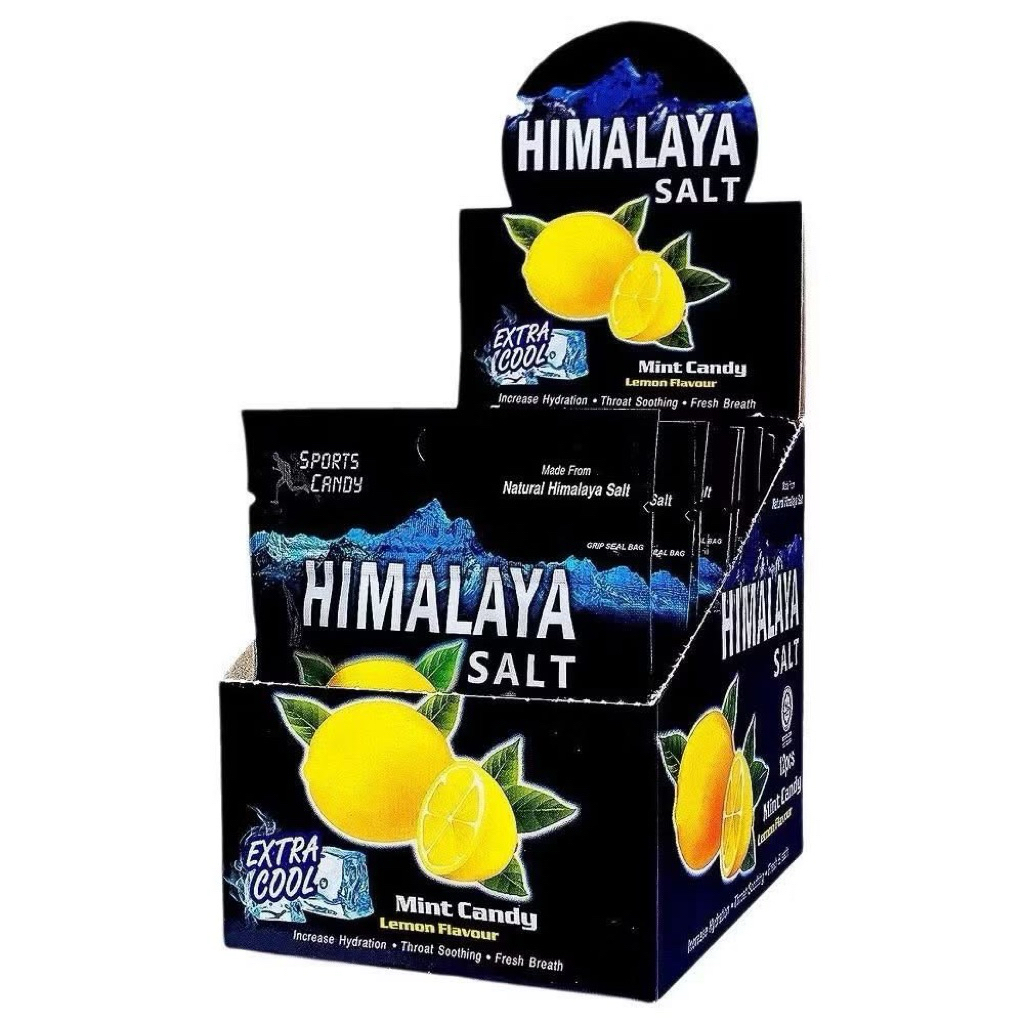 Kẹo chanh muối the mát himalaya hộp 12 gói date mới( hoa toc)