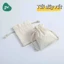 Túi Dây Rút Vải Canvas Màu Trắng Kem 3II HOME Túi Đa Năng Đựng Mỹ Phẩm Trang Sức Đồ Dùng Cá nhân
