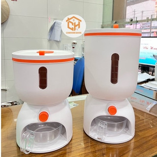 Thùng Đựng Gạo Thông Minh Tự Động 13kg và 7kg Cam Homeware