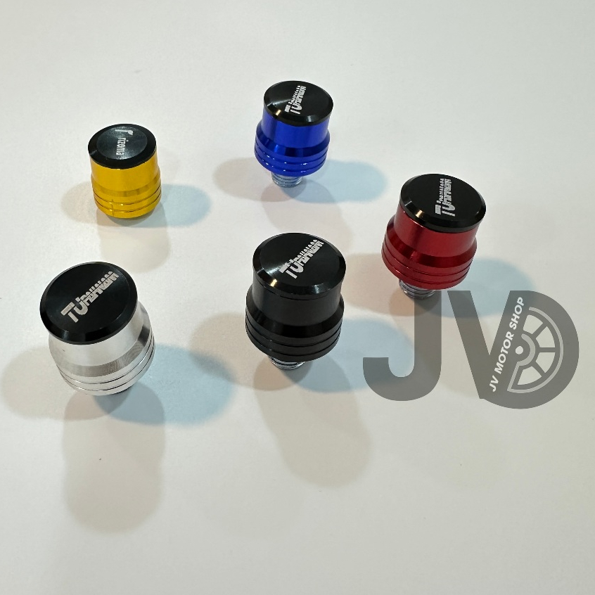 Ốc chân gương nắp chụp, Nhôm CNC REN 10li thuận/ ngược - Trang trí đẹp, gắn mọi dòng xe