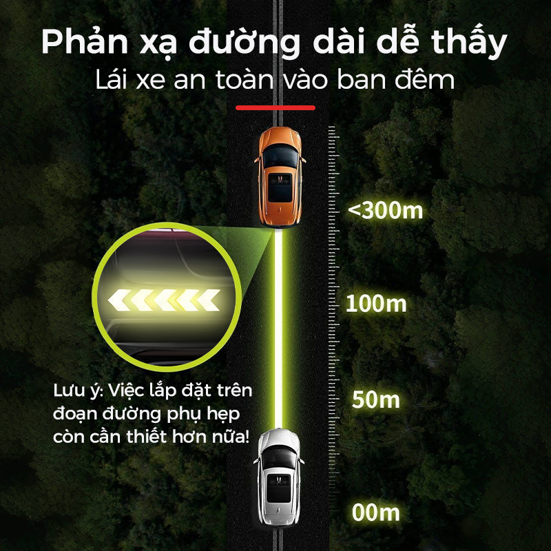 5 Miếng Dán Phản Quang Cảnh Báo Chống Va Chạm Chống Thấm Nước Phản xạ mạnh An Toàn Hình Ngôi Sao Cho Ô Tô, Xe Máy