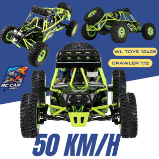 Xe RC WLtoys 12428 Tốc Độ Cao 50km/h Địa Hình 4WD Chống Nước Tỉ Lệ 1:12 Điều Khiển Từ Xa