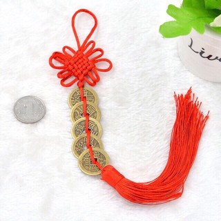 Giá Sỉ Dây Xu Ngũ Đế - Dây 5 Đồng Xu Phong Thuỷ Tài Lộc May Mắn , Bình An, Đã Sên