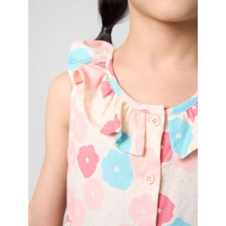 Đầm cho bé gái 2-7 tuổi YODY vải cotton mát mẻ thoáng mát an toàn cho bé KKDR25S014