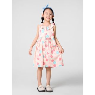 Đầm cho bé gái 2-7 tuổi YODY vải cotton mát mẻ thoáng mát an toàn cho bé KKDR25S014
