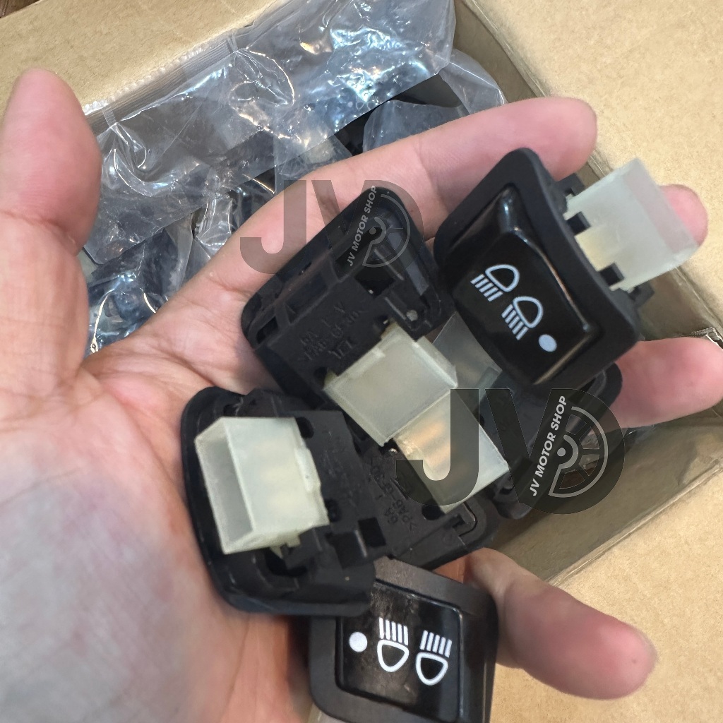 Công tắc tắt đèn xe máy, 3 chế độ gắn cho Wave/ Futrure 1/ (Vision/ Lead halogen) - dễ dàng lắp đặt