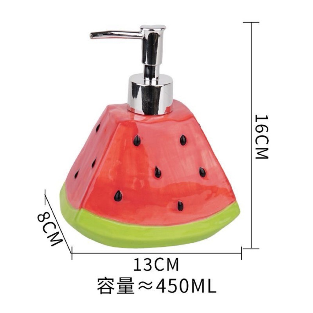 Lọ đựng nước rửa tay hình dưa hấu