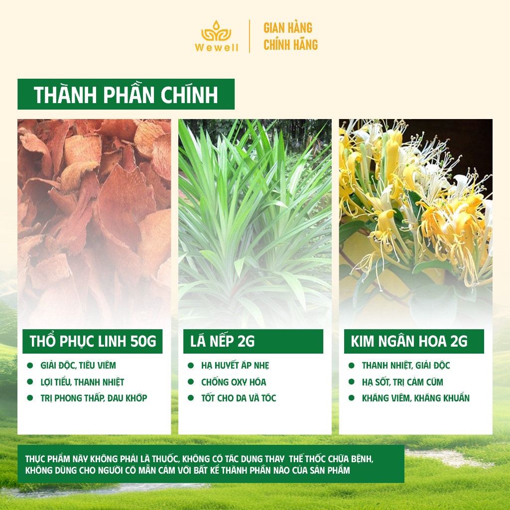 [Thùng 24 chai] Nước uống thảo dược Thổ phục linh [Chai thủy tinh 250ml]