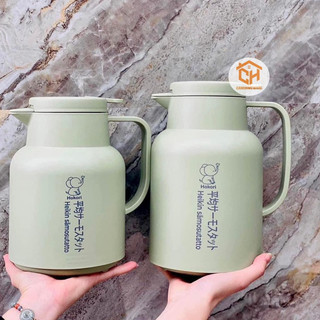 Bình Giữ Nhiệt HOKORI Việt Nhật | Bình Giữ Nhiệt Lõi Thuỷ Tinh 1L, 1.5L Hokori - MSP 3981, 3982 Cam Homeware