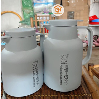 Bình Giữ Nhiệt HOKORI Việt Nhật | Bình Giữ Nhiệt Lõi Thuỷ Tinh 1L, 1.5L Hokori - MSP 3981, 3982 Cam Homeware