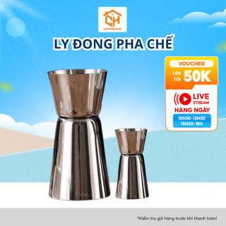 Ly đong pha chế inox định lượng 2 đầu - Jigger inox 2 Đầu CamCamHome