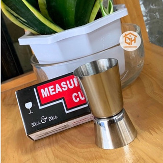 Ly đong pha chế inox định lượng 2 đầu - Jigger inox 2 Đầu CamCamHome