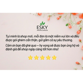 [TẶNG ĐÁ KHUẾCH TÁN] Combo JOY Tinh Dầu Nguyên Chất ESKY AROMA GARDEN Thư Giãn Cân Bằng Cảm Xúc 3x10ml