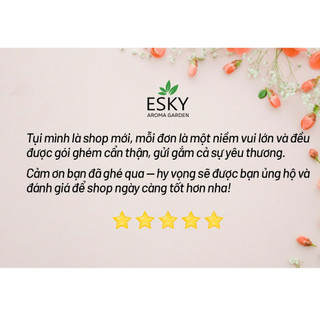 [TẶNG ĐÁ KHUẾCH TÁN] Combo FRESH Tinh Dầu Nguyên Chất ESKY Aroma Garden Thông Mũi,Làm Mát,Tỉnh Táo,Đuổi Muỗi 10ml x 3