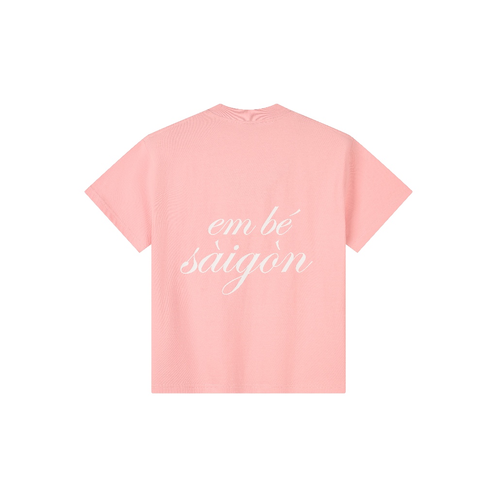 Áo thun EM BÉ SÀIGÒN ( 2 màu ) - 100% cotton 300gsm [đã xử lý co rút] - MAISON EIGHT FOUR
