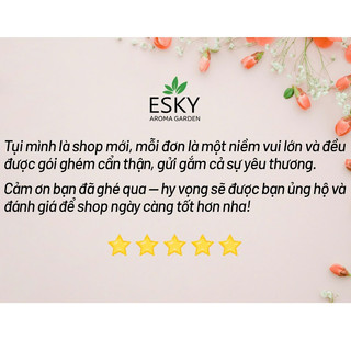 [TẶNG ĐÁ KHUẾCH TÁN] Combo CALM Tinh Dầu Nguyên Chất ESKY AROMA GARDEN Tập Trung Thư Giãn Đuổi Muỗi 3x10ml
