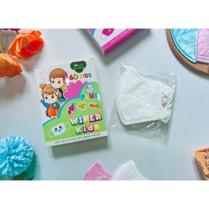Khẩu trang 3D cho bé Winer Kids - 4 lớp - Hộp 10 cái cho bé 0-4 tuổi (Mẫu mới)