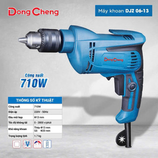 710W Máy khoan DCA AJZ06-13 DJZ06-13 Dongcheng đầu kẹp 13mm chính hãng
