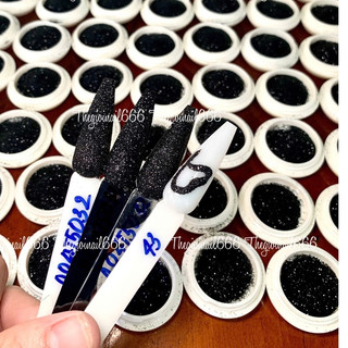 Nhũ Dạ Rắc Nail Trang Trí | Tone Trắng Đen | Dễ Phối Mọi Mẫu Móng | Dạng Rắc Mịn