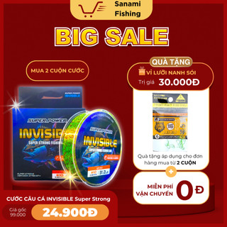 [Ưu Đãi][ MUA 2 TẶNG 1 ] Cước Câu Cá Tàng Hình INVISIBLE DCR9