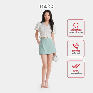 MARC FASHION  Chân váy chữ A nữ skort cơ bản 2 túi CBMH092122