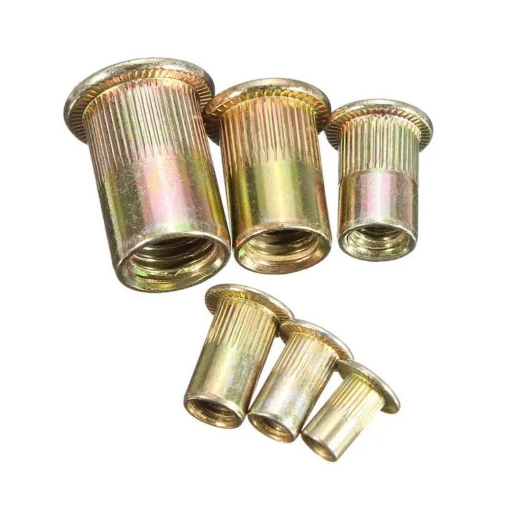Ốc rút sắt xi kẽm , Tán rút âm đầu chìm ( ecu rút sắt xi kẽm 7 màu ...