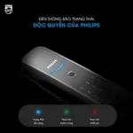 Khóa vân tay thông minh Philips DDL702E, chốt tự động, bảo hành chính hãng 24 tháng — ảnh 5
