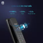 Khóa vân tay thông minh Philips DDL702E, chốt tự động, bảo hành chính hãng 24 tháng — ảnh 8