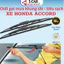 Gạt mưa xe Honda Accord Gạt Khung sắt lưỡi silicon chính hãng- Gạt siêu sạch siêu bền- ( Giá 1 đôi )
