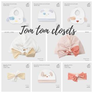La pomme SS2025 BST phụ kiện sơ sinh mũ, băng đô, yếm cho bé T7.1