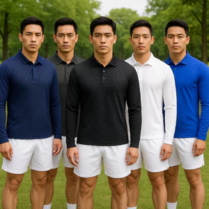 Áo POLO dài tay nam BIG SIZE vải thun lạnh dày thể thao vân dập chìm hàng may chuẩn đẹp LOẠI TỐT VNO162