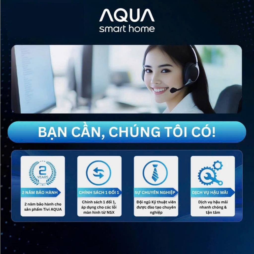 Tivi AQUA HDR AQT32K85FX - viền mỏng 0.3cm - Bảo hành 1 đổi 1 với lỗi màn NSX trong 730 ngáy - Freeship toàn quốc