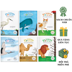 Sách - Combo 6 Cuốn Ehon Sau Lưng Bạn Là Ai Thế Nhỉ? - Dành Cho Trẻ Từ 0 - 3 Tuổi