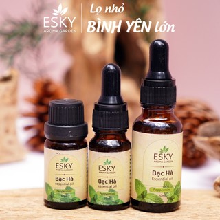 Tinh Dầu Bạc Hà Nguyên Chất ESKY AROMA GARDEN Tỉnh Táo, Thông Mũi, Đuổi Côn Trùng 10ml 20ml