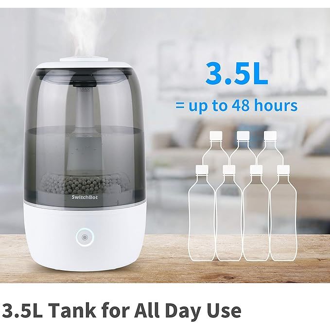 Switchbot Wifi Smart Ultrasonic Huminifier, dung tích 3500ml, ngăn tinh dầu riêng