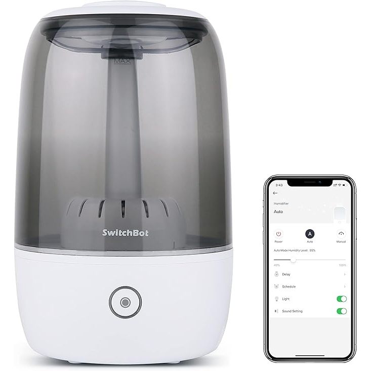 Switchbot Wifi Smart Ultrasonic Huminifier, dung tích 3500ml, ngăn tinh dầu riêng