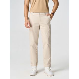 Quần khaki nam business YODY đai sườn cài cúc co giãn nhẹ chuẩn phong độ MOCH25S023