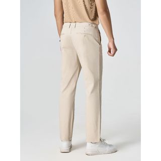 Quần khaki nam business YODY đai sườn cài cúc co giãn nhẹ chuẩn phong độ MOCH25S023