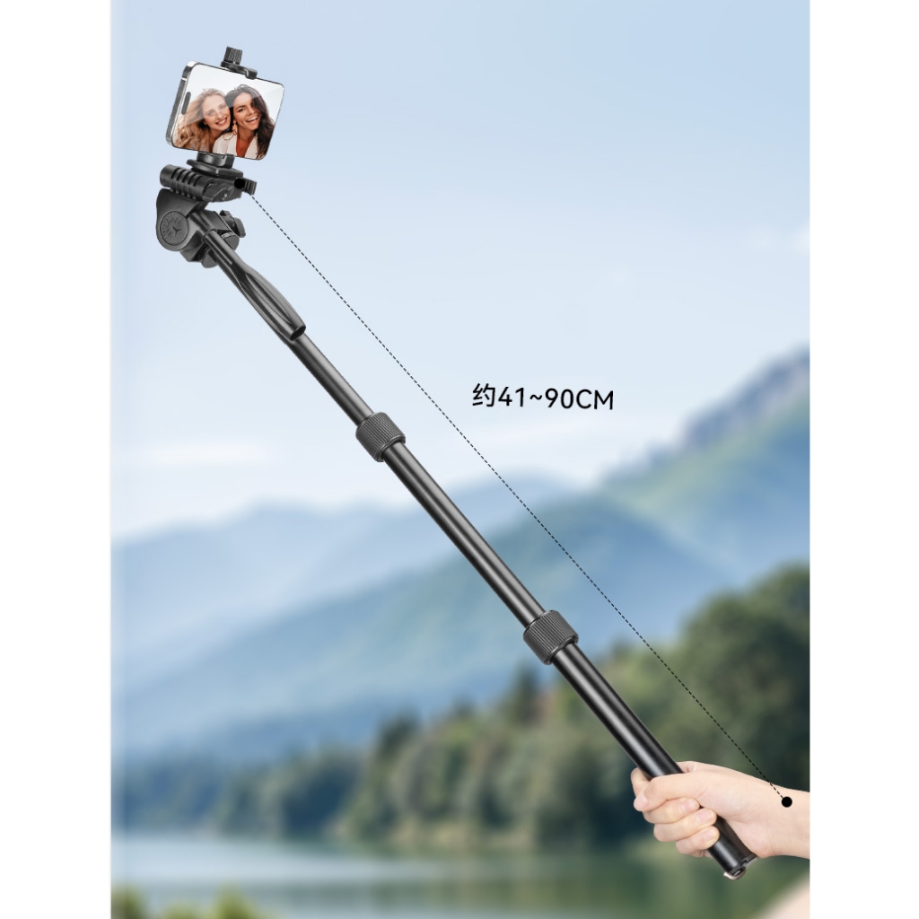 Combo Tripod Yunteng VCT-190 Và Gimbal Q02 - Phụ Kiện Hỗ Trợ Chụp Hình,  Quay Video Chuyên Nghiệp