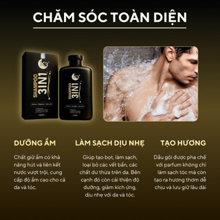 DG79 Gel Tắm Gội 3IN1 Toàn Diện Hương Nước Hoa 350G