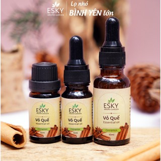Tinh Dầu Quế Nguyên Chất ESKY AROMA GARDEN Thư giãn, Khử Mùi 10ml 20ml