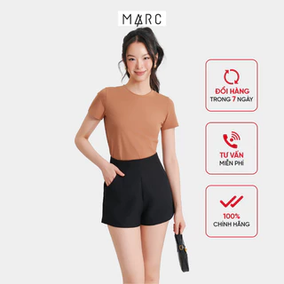 Quần Short MARC FASHION Linen Túi Xéo Nhấn Li Trước - CBST015424