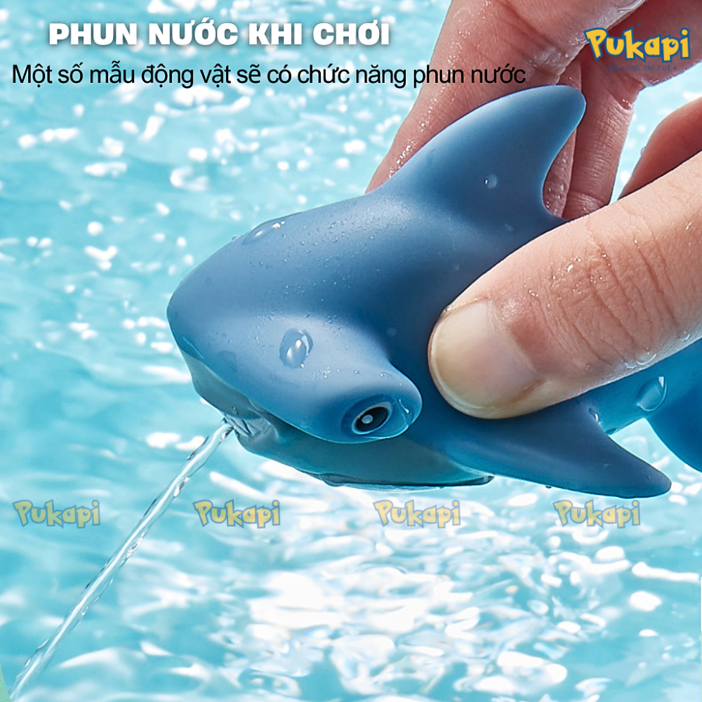 Đồ Chơi Nhà Tắm Cho Bé Bộ Vợt Thú Cho Bé Đồ Chơi Trong Nhà Tắm Bồn Tắm  - Đồ Chơi Cho Bé PUKAPI