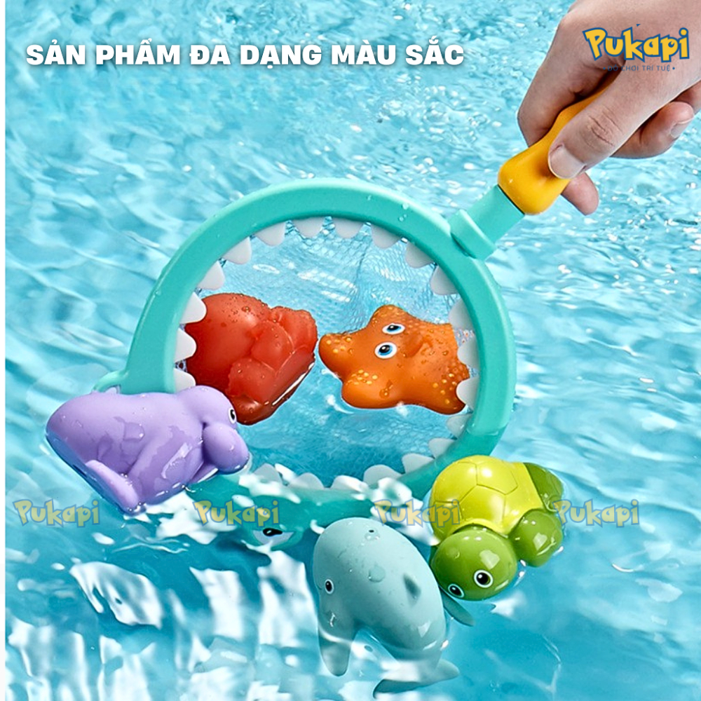 Đồ Chơi Nhà Tắm Cho Bé Bộ Vợt Thú Cho Bé Đồ Chơi Trong Nhà Tắm Bồn Tắm  - Đồ Chơi Cho Bé PUKAPI