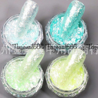Set Nhũ Khổng Tước Xanh Ngọc Bích | 4 Hũ Cao Cấp | Ánh Nhũ Lấp Lánh Sang Trọng