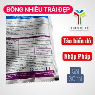 Phân Hữu Cơ Seamel ZEN 30ml – Tảo Biển Đỏ, Kích Tăng Trưởng, Bóng Trái, Cây Khỏe