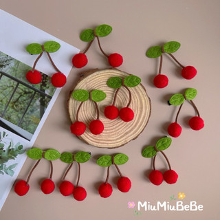 Set 2 kẹp tóc cherry bé xinh dễ thương cho bé