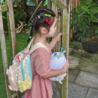 Set 2 kẹp tóc cherry bé xinh dễ thương cho bé