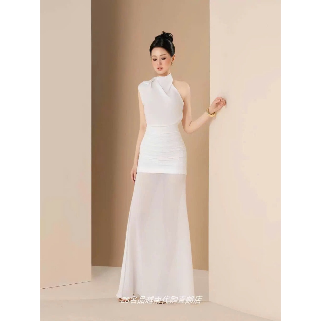 Set Đồ Lụa Nữ Lệch Vai 2 Chi Tiết Cao Cấp – Thời Trang Sang Trọng, Tôn Dáng