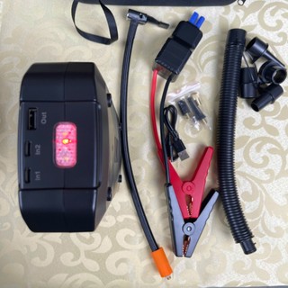 [HC99Pro] Bơm Lốp Kích Bình Ô Tô 5 In 1 Đa Năng: Sạc Dự Phòng, Đèn Cảnh Báo, Hút Chân Không